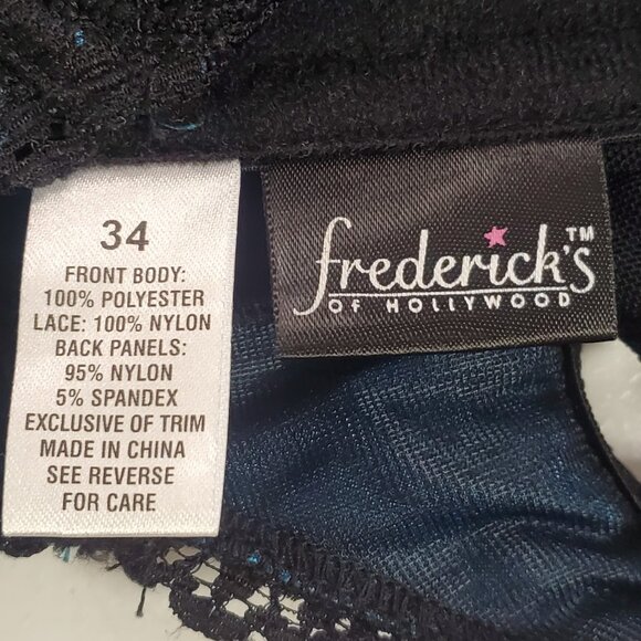 Fredricks Of Hollywood Womens Fairy Grunge Corset Size 34 Whimsigoth Boning - Picture 4 of 9